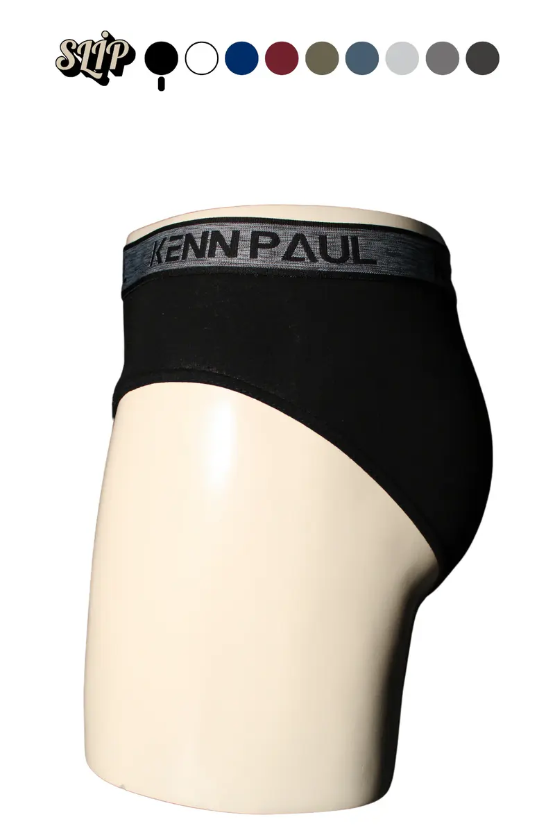 Kenn Paul 5'li Erkek Düz Pamuklu Siyah Boxer | Slip Boxer
