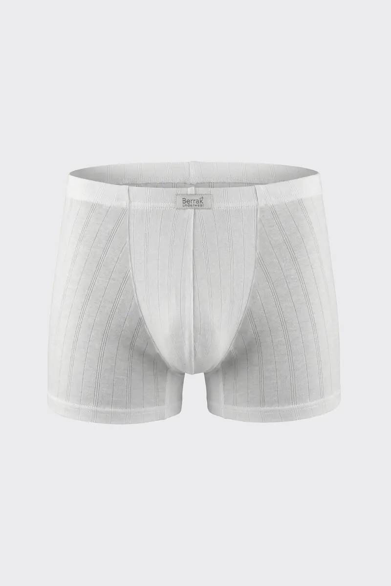Berrak Berrak 4432 Erkek Bamboo Boxer — Beyaz