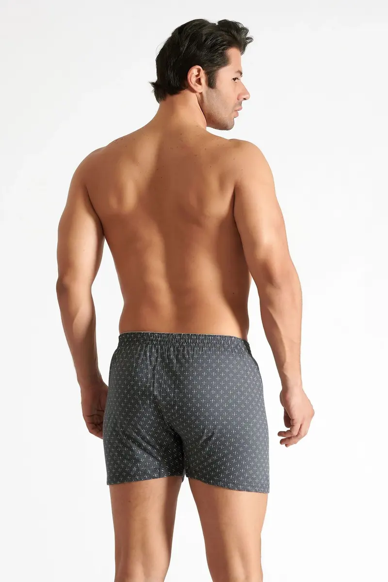 Tutku Tutku Elit 1102 Havlu Bel Erkek Penye Desenli Boxer