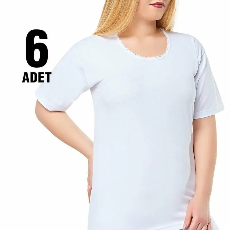 Seher Yıldızı Seher 0011 Kollu Kaşkorse Bayan Fanila 6'lı