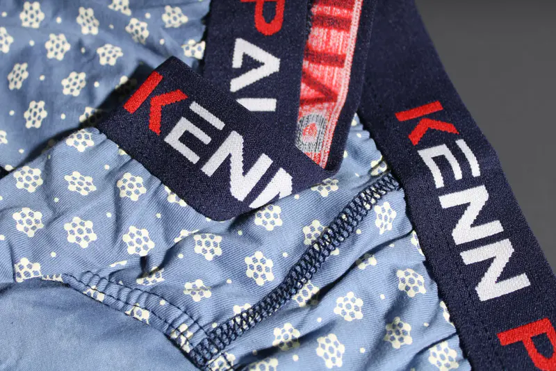 Kenn Paul Erkek Slip Desenli Pamuklu Lüks Boxer Esnek