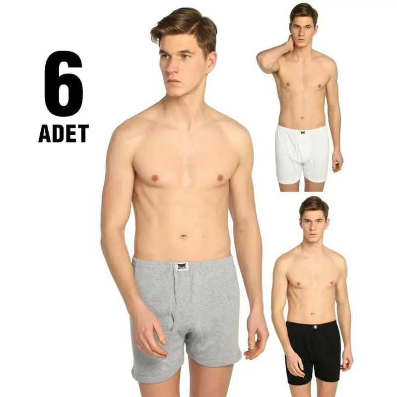 Tutku Tutku 0111 Erkek Renkli Ribana Paçalı Arjantin 6'lı İçlik