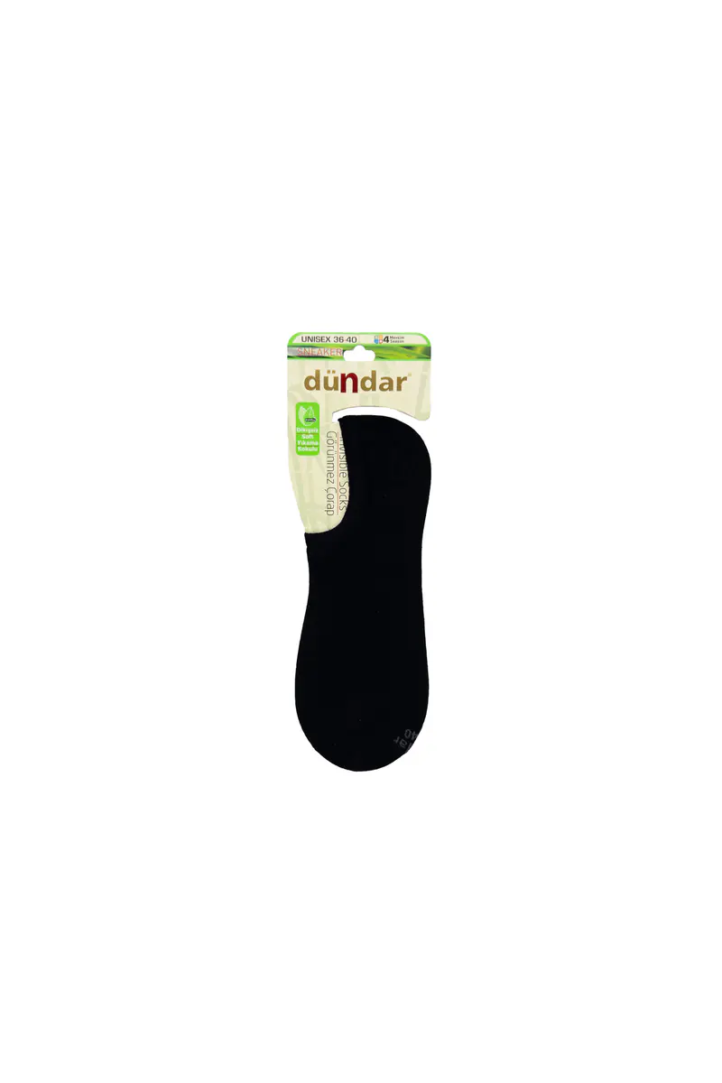 Dündar Çorap 4 Mevsim 12'li Unisex Bambu Sneaker 36-40 Çorap