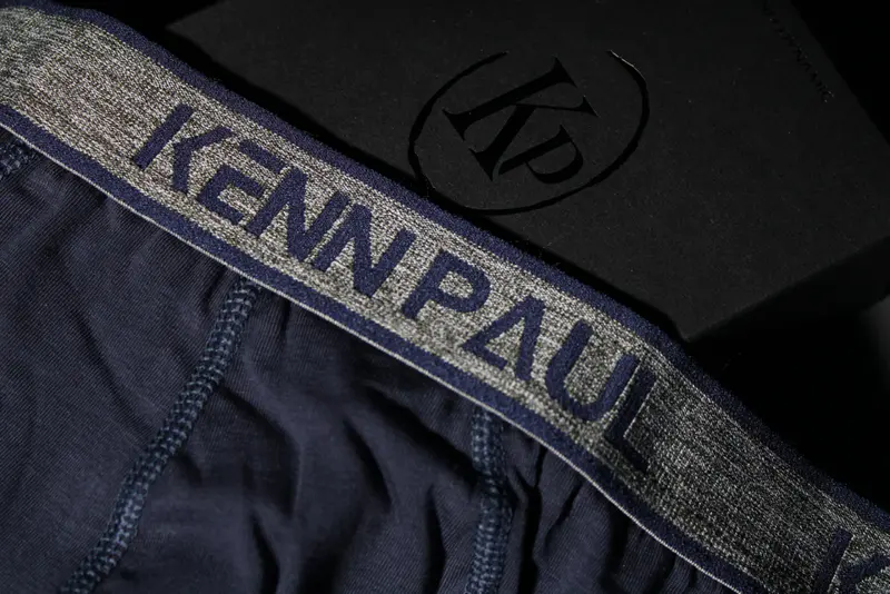 Kenn Paul Erkek Düz Pamuklu Lacivert Boxer | Slip Boxer