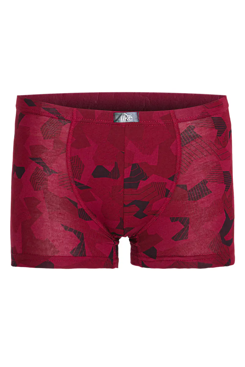 İlke Desenli Modal Boxer