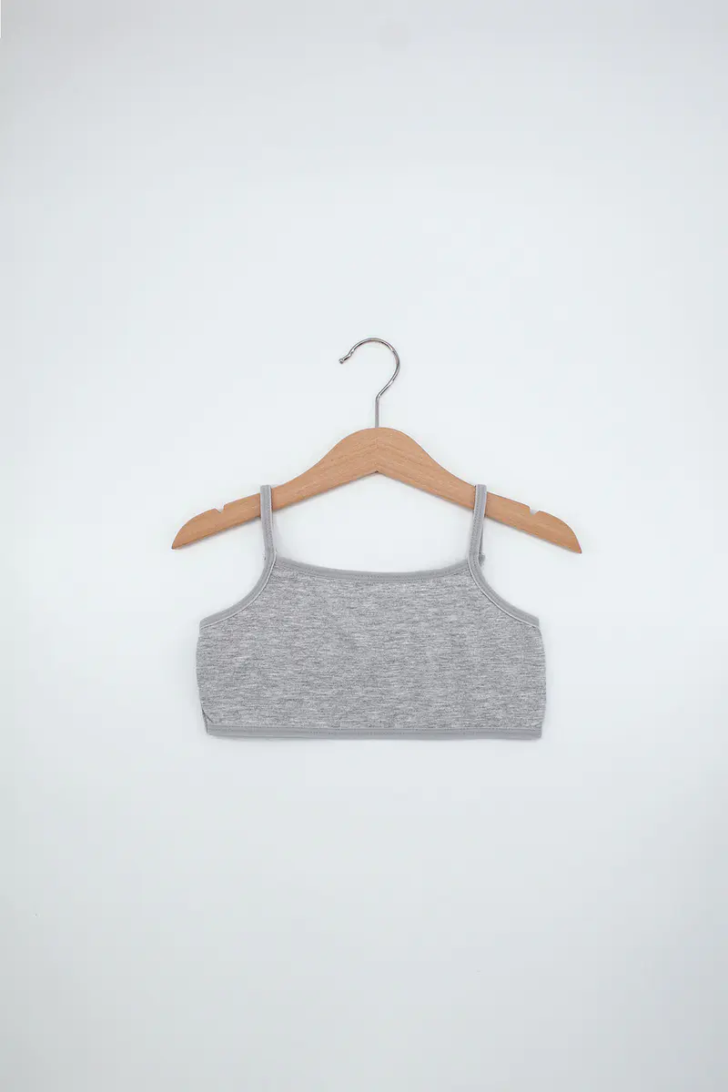 Berrak Berrak 8044 Kız Çocuk Alıştırma Body — Gri Melanj