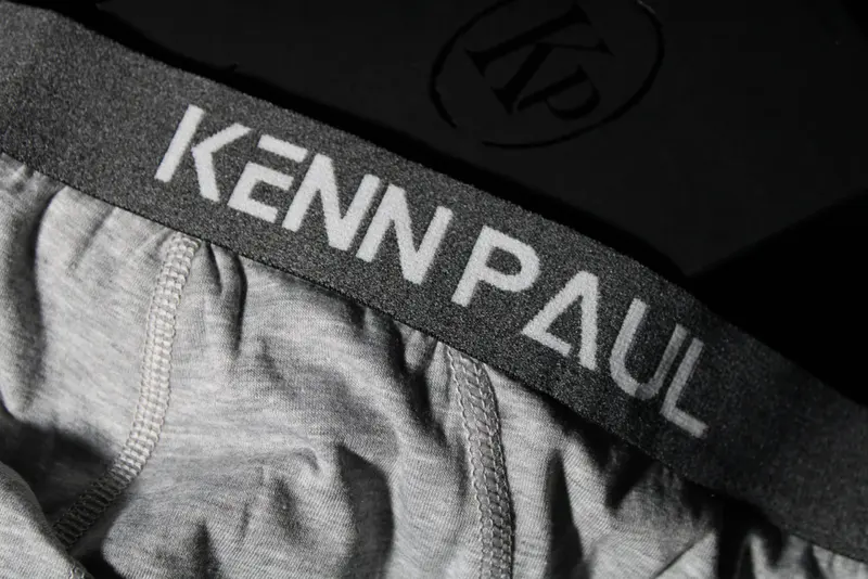 Kenn Paul Erkek Düz Pamuklu Gri Boxer | Slip Boxer