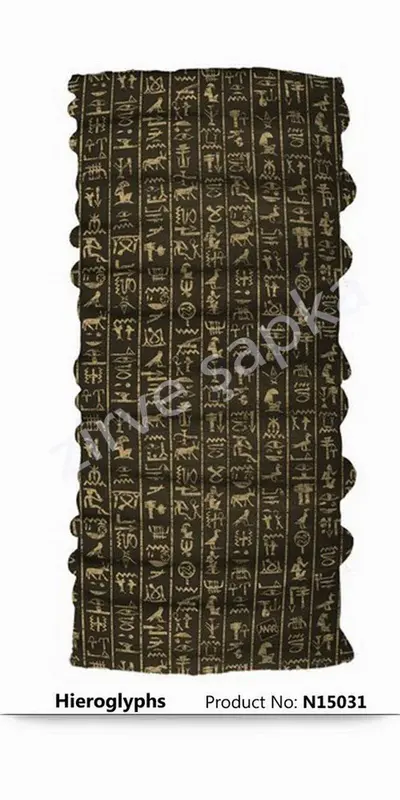 Zirve Şapka Hieroglyphs Bandana