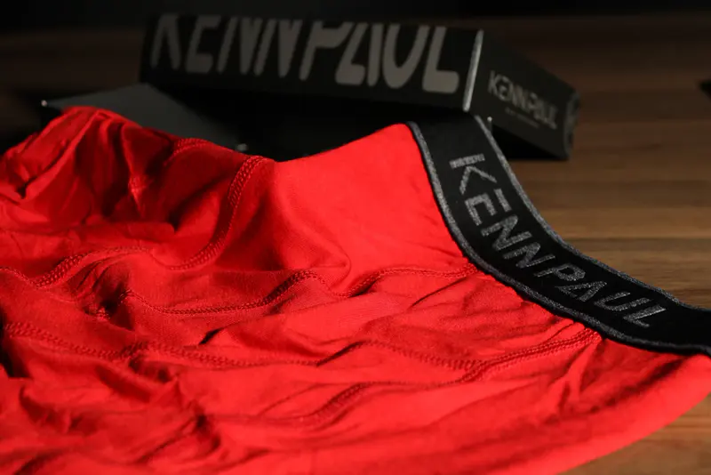 Kenn Paul Bambu Uzun Paçalı Sporcu Boxer -Kırmızı Nefes Alır, Konforlu