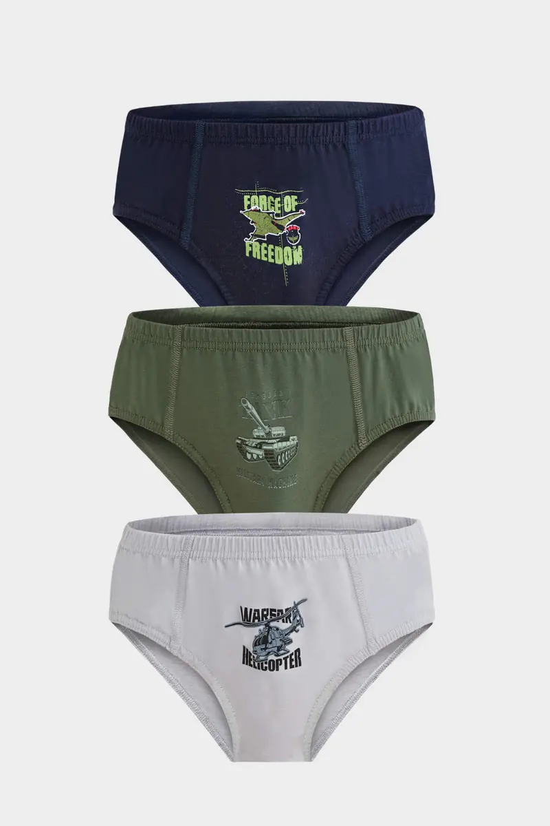 Berrak Berrak 5086 Erkek Çocuk 3'lü Slip