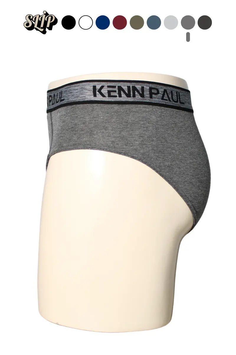 Kenn Paul Erkek Düz Pamuklu Antrasit Boxer | Slip Boxer