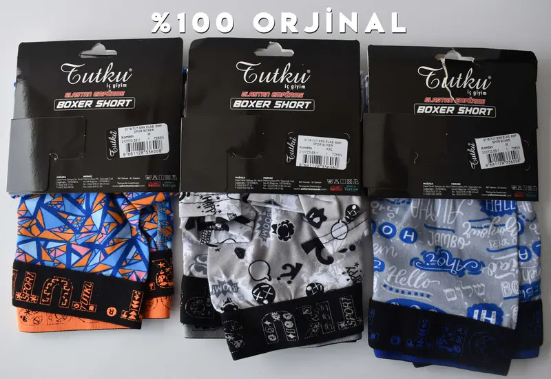 Tutku Tutku Elestan Empirme Erkek Spor Boxer