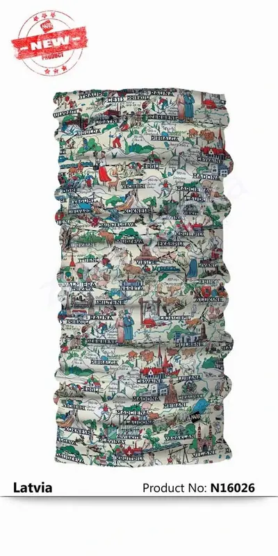 Zirve Şapka Latvia Bandana