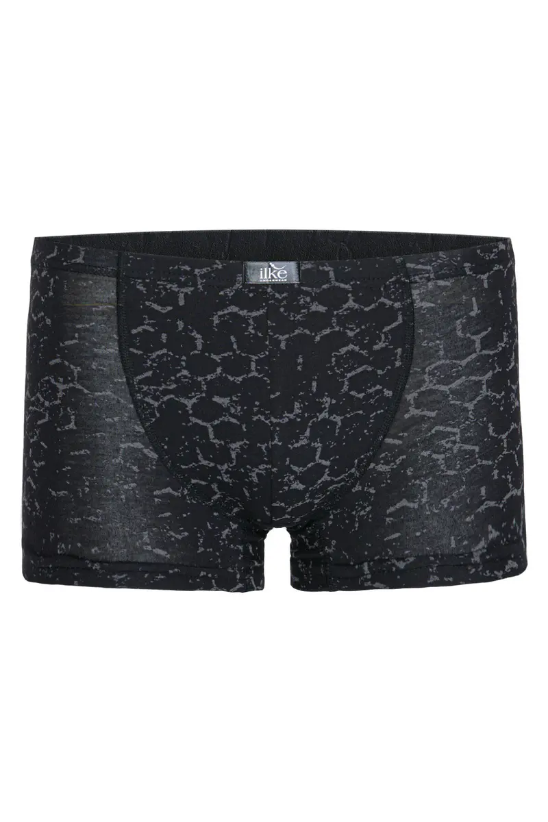 İlke Desenli Modal Boxer