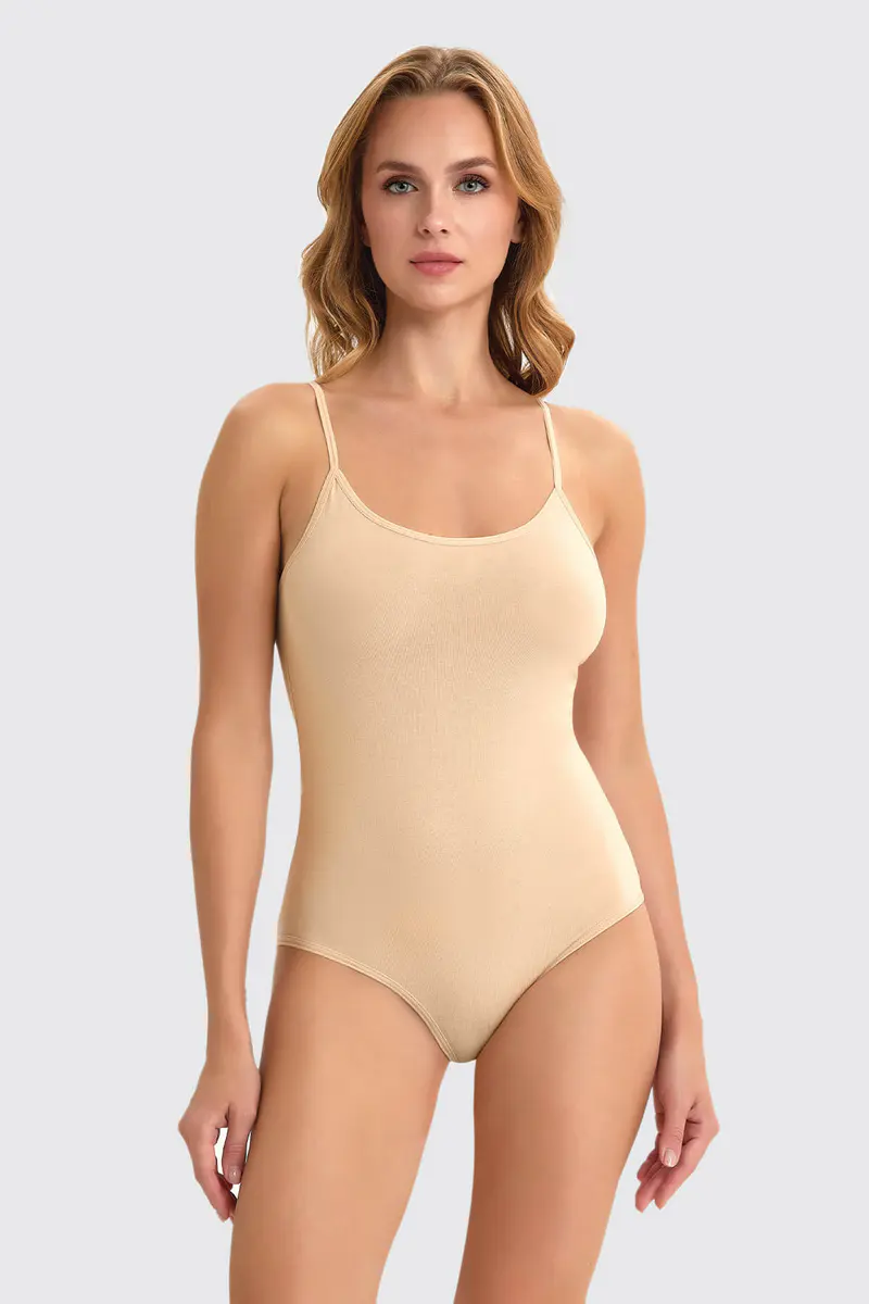 Berrak Berrak 2081 Kadın Çıtçıtlı (Kancalı) Body — Ten