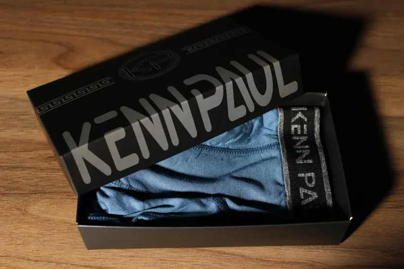 Kenn Paul Bambu Uzun Paçalı Sporcu Boxer -İndigo, Nefes Alır, Konforlu