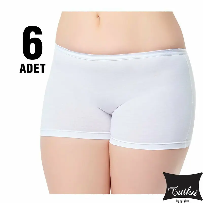 Tutku Tutku 0154 Bayan Boxer Şort 6'lı