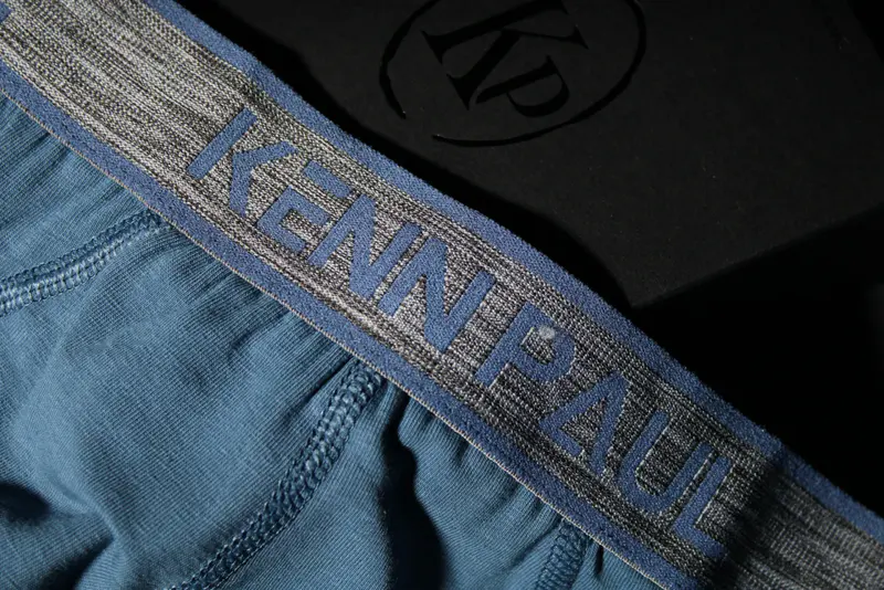 Kenn Paul Erkek Düz Pamuklu İndigo Boxer | Slip Boxer