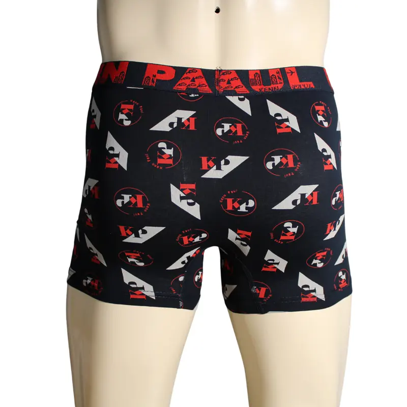 Kenn Paul Erkek Desenli Pamuklu Lüks Boxer | Yumuşak Kumaş | Rahat Boxer