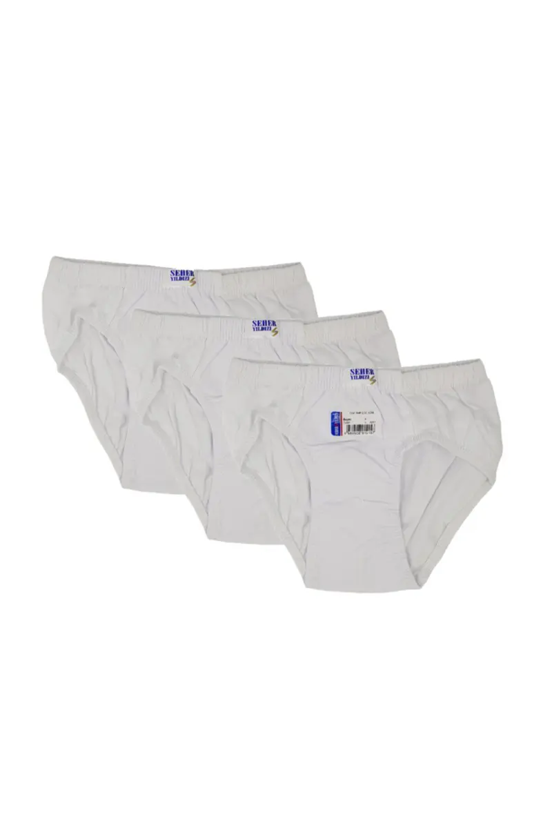 Seher Yıldızı Seher 0037 Renkli Erkek Çocuk Kom Slip Külot 12'li