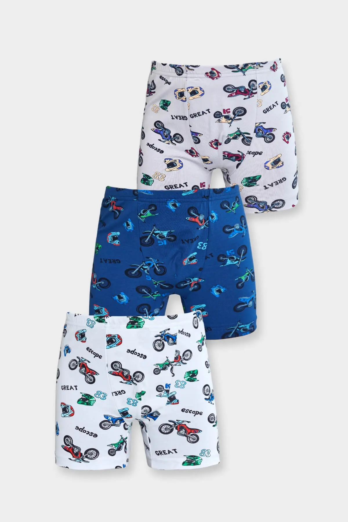 Berrak Berrak 5062 Erkek Çocuk 3'lü Boxer