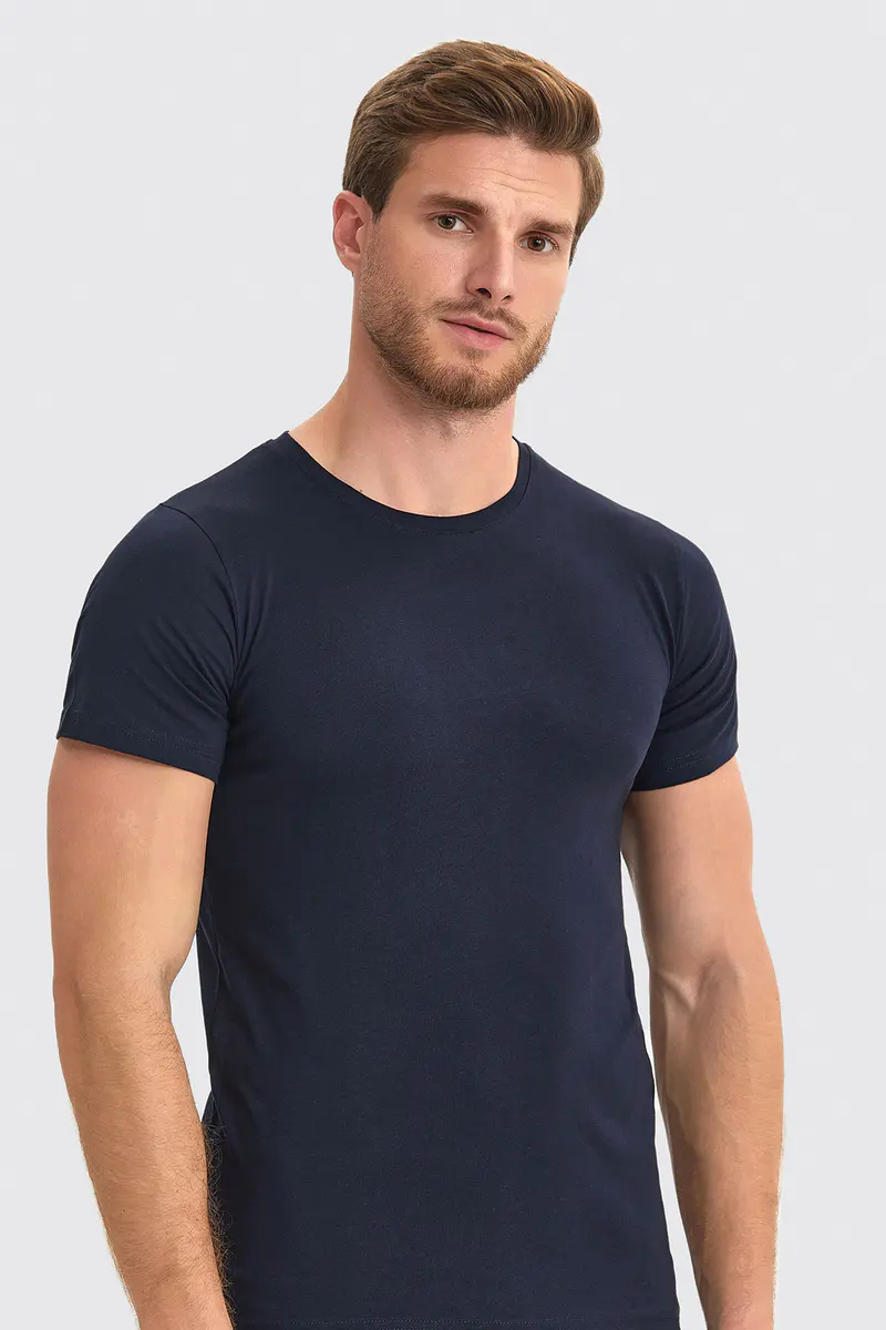 Berrak Berrak 4097 Erkek T-Shirt — Lacivert