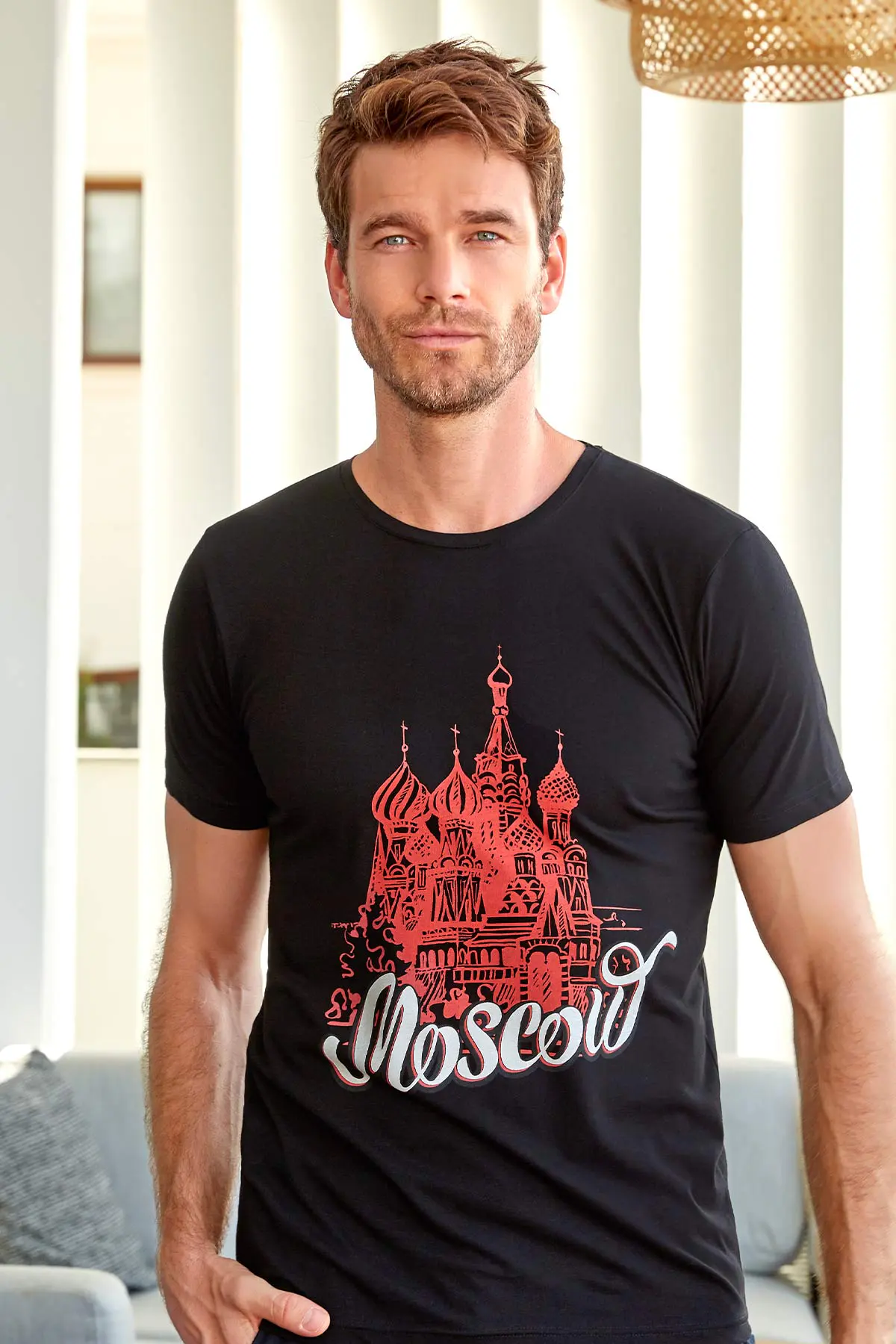 Berrak Berrak 4081 Erkek T-Shirt — Siyah