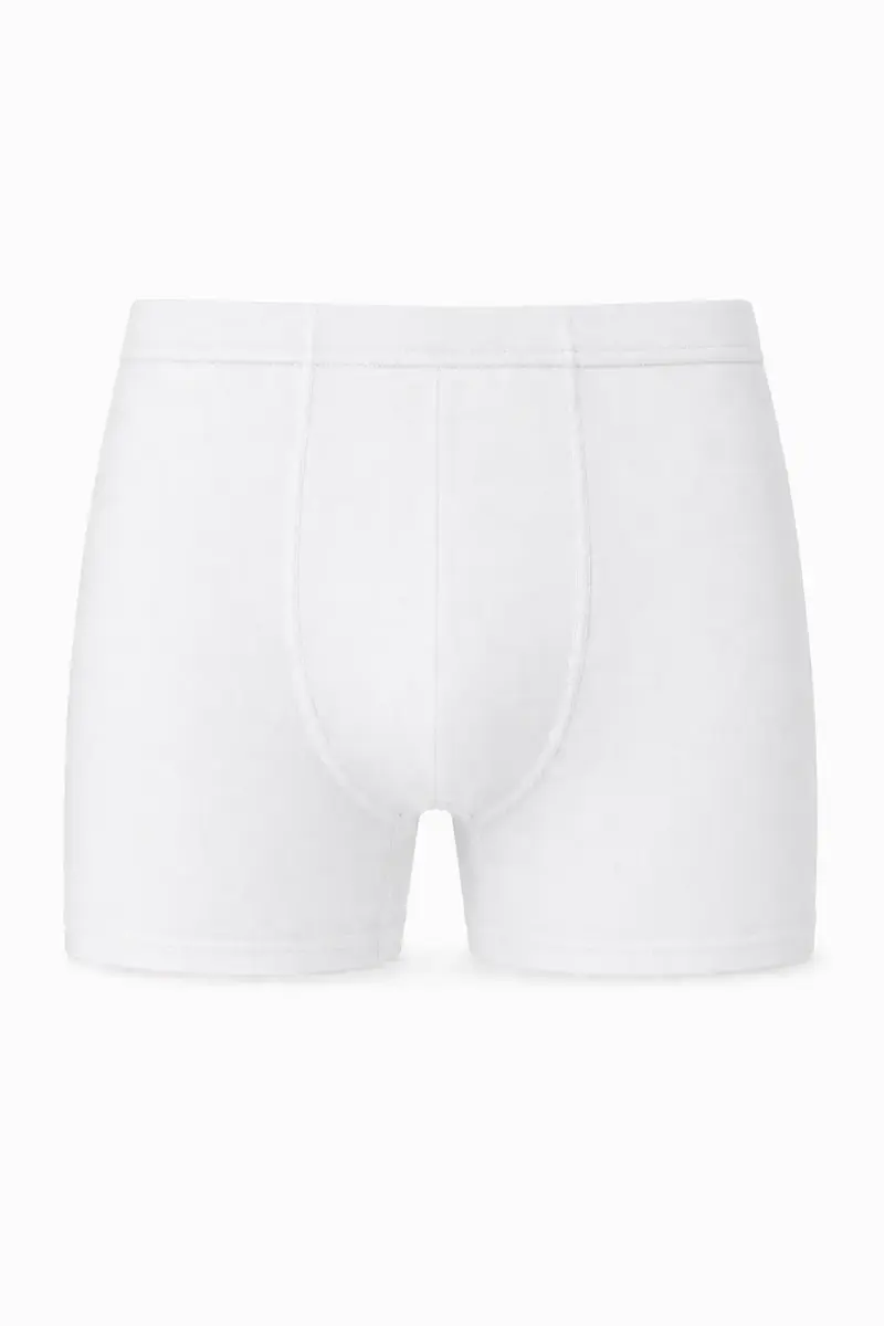 Şahin Erkek 3'lü Paket Bambu Boxer — Beyaz