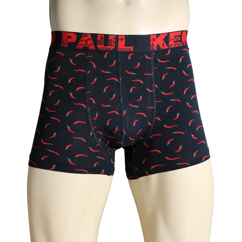 Kenn Paul Erkek Desenli Pamuklu Lüks Boxer – Konforlu