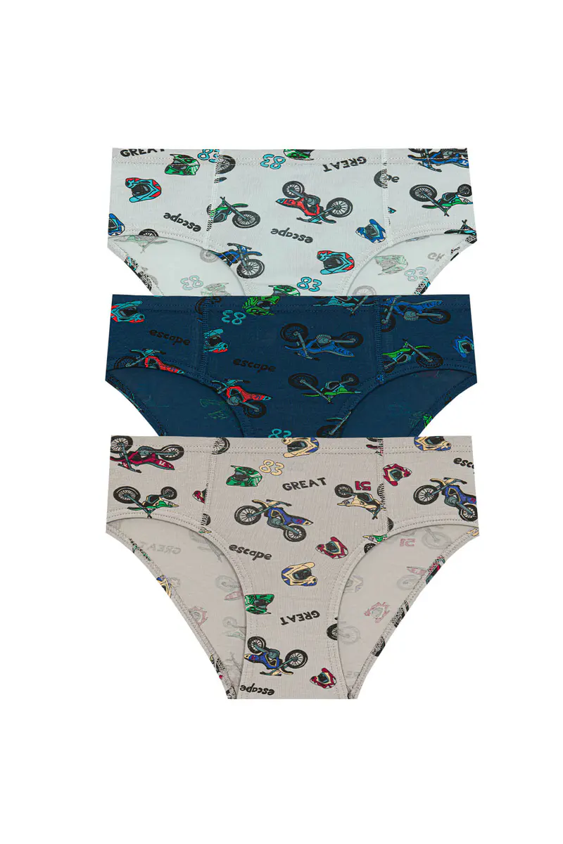 Berrak Berrak 1580 Erkek Çocuk 3'lü Slip