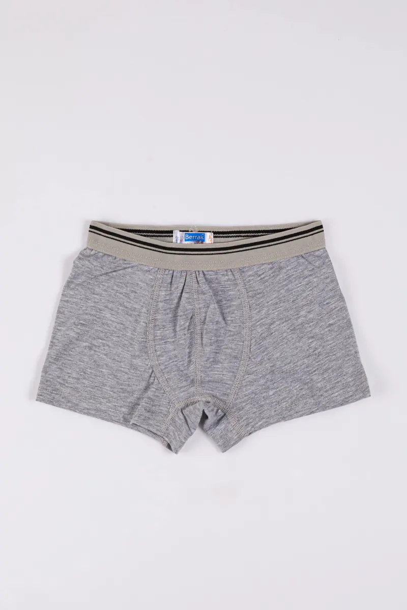 Berrak Berrak 5507 Erkek Çocuk Boxer — Gri Melanj