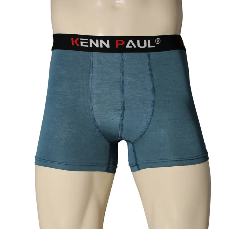 Kenn Paul Erkek İndigo Premium Bambu Boxer |Modern Kumaş| Erkek Boxer